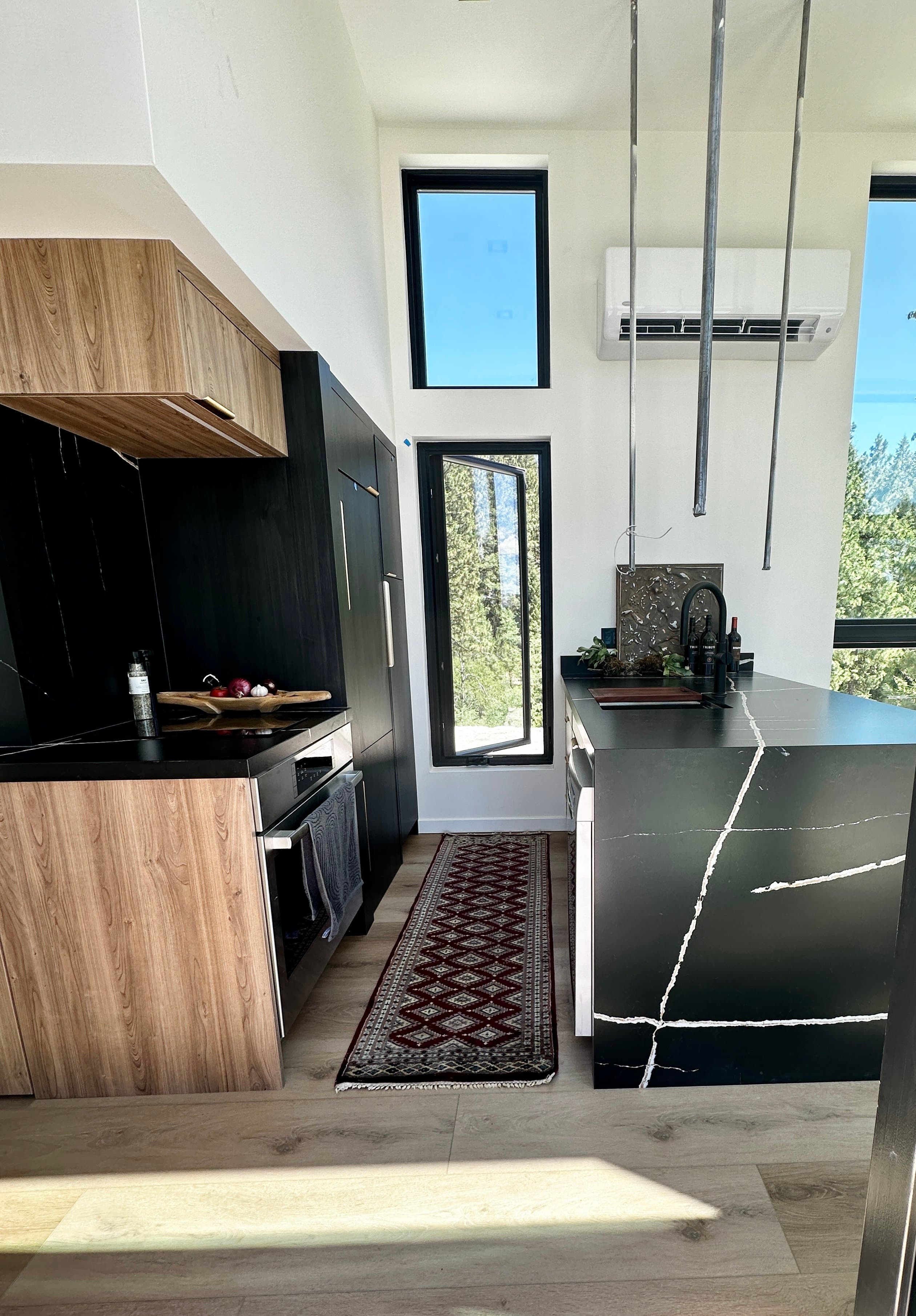 Montera Homes interior — bathroom with shower insert and modern fixtures