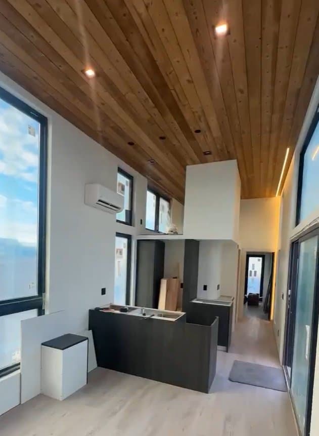 Montera Homes luxury interior — quartz countertops and upgraded LED lighting